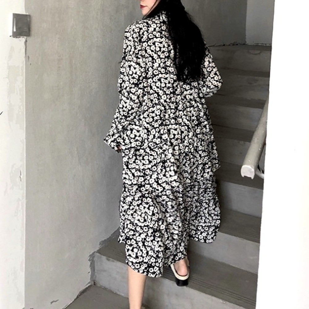 Floral midi dress - Picture 4 of 6